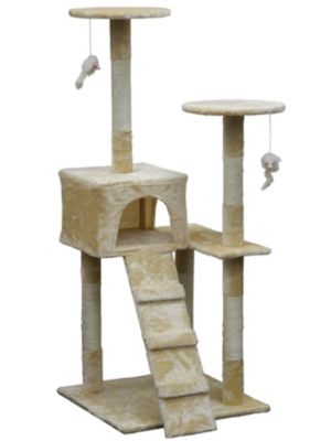 Go Pet Club 51.25 in. Homessity Lightweight Condo Cat Tree