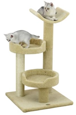 all carpet cat tree