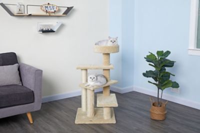 Go Pet Club 40 in. Premium Carpeted Cat Tree