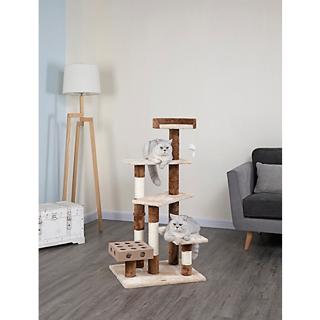 Go Pet Club 45 in. IQ Busy Box Cat Tree House Toy Condo Pet Furniture