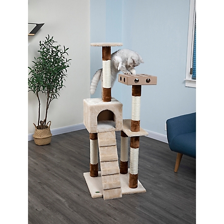 Go Pet Club 52 in. IQ Busy Box Cat Tree House