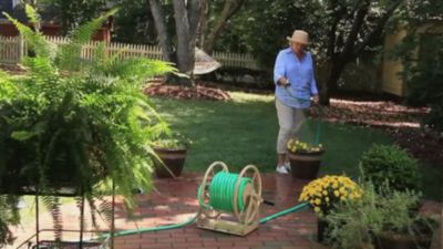 Image showing  5/8 in. x 200 ft. 3-1 Hose Reel