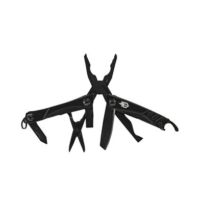 Image showing  12-in-1 Black Dime Butterfly Opening Stainless Steel Multi-Tool