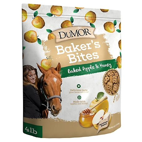 DuMOR Baker's Bites Baked Apple and Honey Horse Treats, 4 lb.