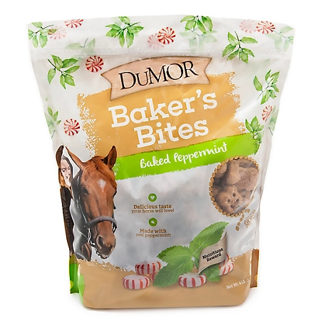 DuMOR Baker's Bites Baked Peppermint Horse Treats, 4 lb.