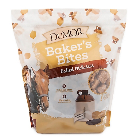 DuMOR Baker's Bites Baked Molasses Horse Treats, 4 lb.