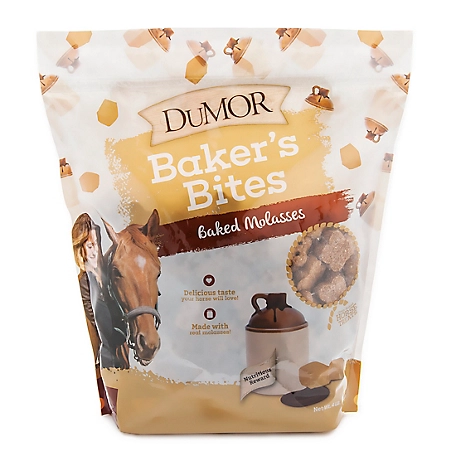 DuMOR Baker's Bites Baked Molasses Horse Treats, 4 lb.