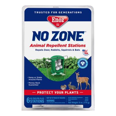 Enoz 6 oz. No Zone Animal Repellent Stations, 6-Pack