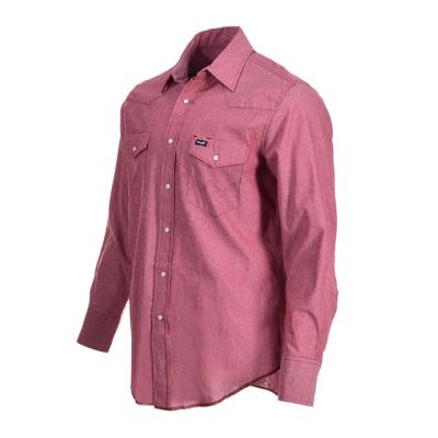 Image showing  Men's Cowboy Cut Western Chambray Work Shirt