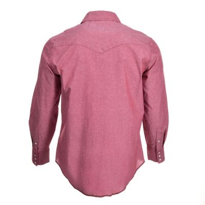 Image showing  Men's Cowboy Cut Western Chambray Work Shirt