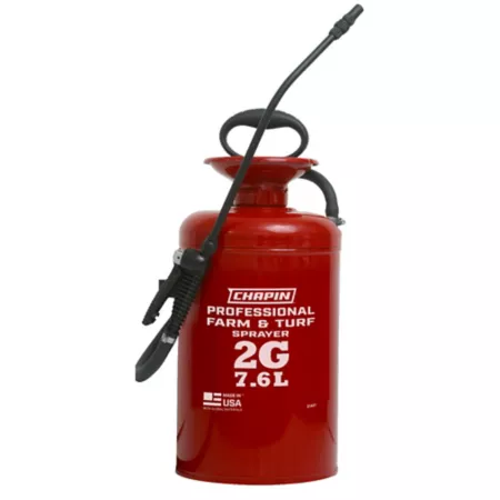 Chapin 2 gal Farm & Lawn Series Metal Pump Sprayer 60 PSI Handheld Sprayers