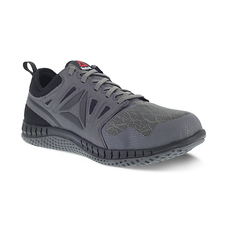 Reebok Zprint SR Steel Toe Athletic Work Shoes, EH Rated, Dark 