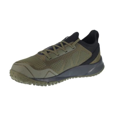 Image showing 3 th Reebok Men's All Terrain Work Slip-Resistant Steel Toe Trail Running Oxford Shoes, EH Rated, Sage Green