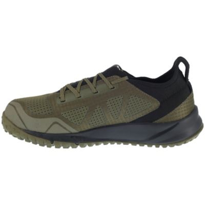 Image showing  Men's All Terrain Work Slip-Resistant Steel Toe Trail Running Oxford Shoes, EH Rated, Sage Green