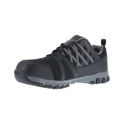 Image showing  Men's Steel Toe Sublite ESD Slip-Resistant Oxford Work Shoes with FootFuel
