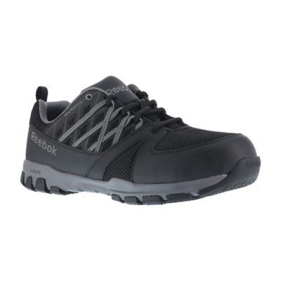 Image showing  Men's Steel Toe Sublite ESD Slip-Resistant Oxford Work Shoes with FootFuel