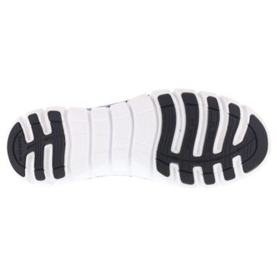 Image showing 1 th Reebok Sublite Cushion ESD Slip-Resistant Alloy Toe Athletic Oxford Work Shoes, Navy