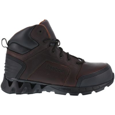 Image showing 2 th Reebok Men's ZigKick Composite Toe Work Boots, Brown, 6 in., EH Rated