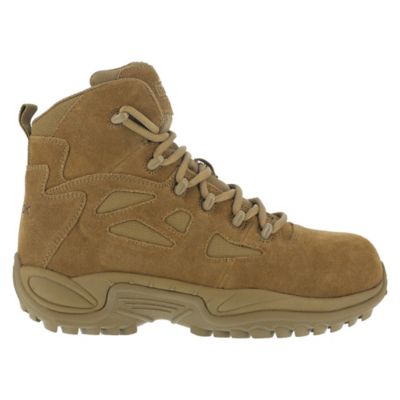 Image showing 2 th Reebok Men's Duty Rapid Response RB Composite Toe Tactical Boots, Coyote Brown, EH Rated, 6 in.