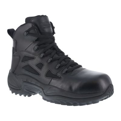 Image showing 0 th Reebok Men's Duty Rapid Response RB Composite Toe Tactical Boots, EH Rated, 6 in., Black