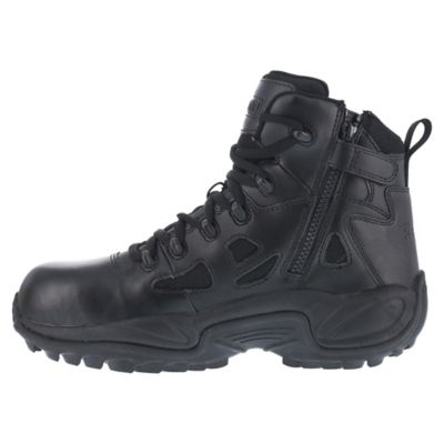 Image showing 4 th Reebok Men's Duty Rapid Response RB Composite Toe Tactical Boots, EH Rated, 6 in., Black
