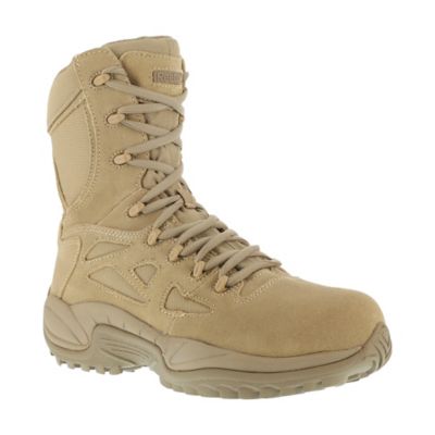 Reebok Men's Duty Rapid Response RB Composite Toe Tactical Boots, EH Rated, 8 in., Desert Tan
