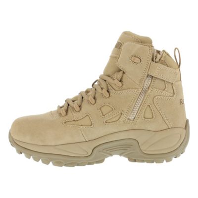 Image showing 4 th Reebok Men's Duty Rapid Response RB Round Toe Side-Zip Tactical Boots, EH Rated, 6 in.