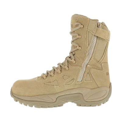 Image showing  Men's Duty Rapid Response RB Round Toe Side-Zip Tactical Boots, EH Rated, 8 in.