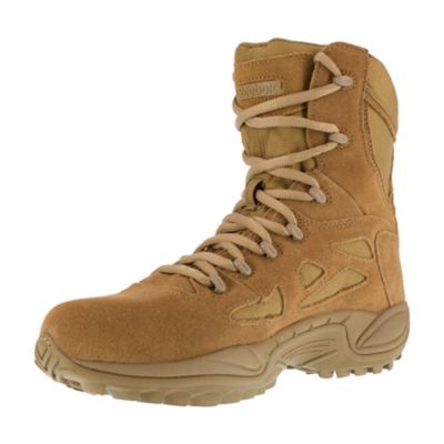 Image showing  Men's Duty Rapid Response RB Side Zip Tactical Boots, Coyote, 8 in., EH Rated