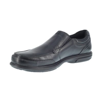 Image showing 3 th Florsheim Work Men's Steel Toe Loedin SR Oxford Slip-On Work Shoes, Black, EH Rated