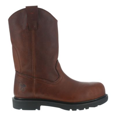 Image showing 2 th Iron Age Men's Hauler Composite Toe Wellington Work Boots, EH Rated, 11in.