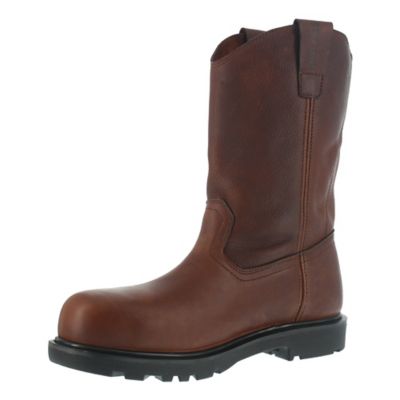 Image showing 3 th Iron Age Men's Hauler Composite Toe Wellington Work Boots, EH Rated, 11in.