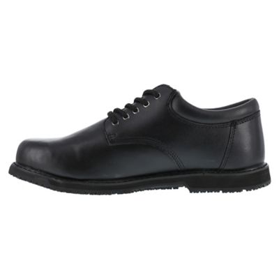 Image showing 4 th Grabbers Men's Friction Lightweight Comfortable Slip-Resistant Oxford Shoes