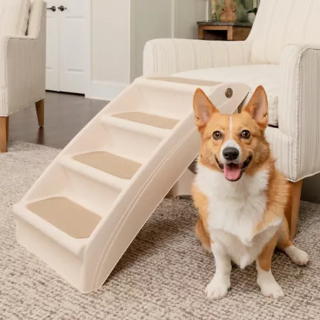 PetSafe CozyUp Folding Staircase for Large Dogs Household Pet Ramps & Steps