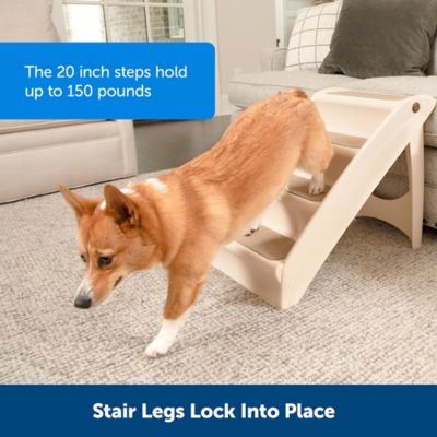 Image showing  CozyUp Folding Pet Stairs for Large Dogs