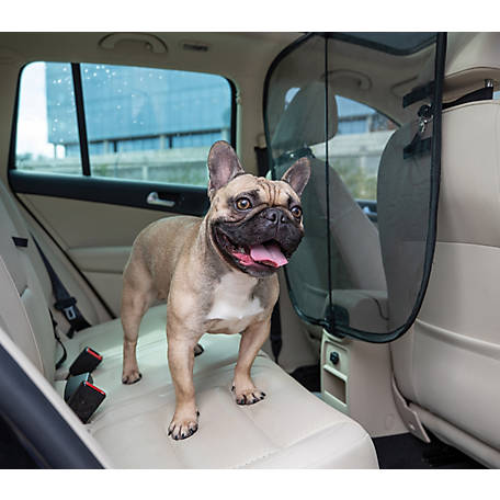 Greeney Dog Car Barrier,Pet Barrier Car Backseat Net Bag for Cat Dog Children Protection 