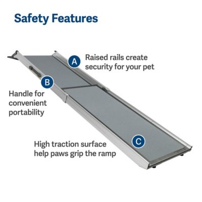 Image showing  Happy Ride Telescoping Dog Ramp for Dogs Up to 400 lb., 39 - 72 in.