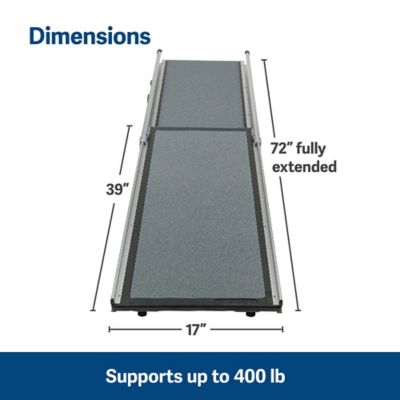 Image showing  Happy Ride Telescoping Dog Ramp for Dogs Up to 400 lb., 39 - 72 in.