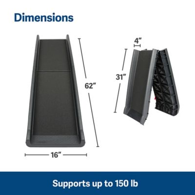 Image showing  UltraLite Portable Bi-Fold Automotive Pet Ramp for Dogs and Cats Up to 150 lb., 62 in.