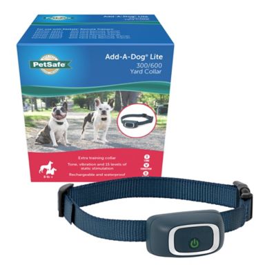 PetSafe Lite Add-A-Dog Remote Dog Training Collar, 300 yd. Range, Waterproof, 15 Levels Stimulation, for 8 lb. or Smaller Dogs