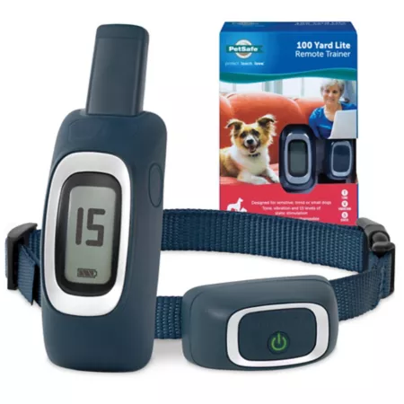 PetSafe 100 meters Lite Remote Dog Training Collar for dogs 8 lbs or larger neck sizes 6" - 23". Remote Training Collars