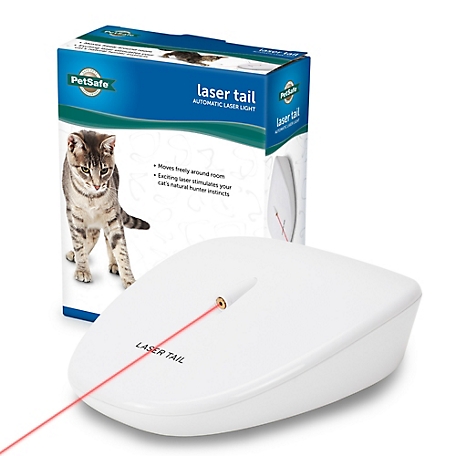 PetSafe Laser Tail Cat Toy - Fun and Safe Laser Light Game for Cats