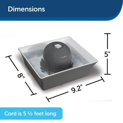 Image showing 5 th PetSafe Drinkwell Seascape Pet Fountain, 70 oz.