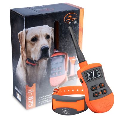 Sportdog Sporttrainer 875 Remote Trainer Orange 1 2 Mile Range For Dogs 8 Lb Or Larger Neck Sizes 5 22 In Sd 875e At Tractor Supply Co