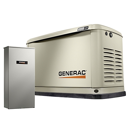Generac Guardian 22kW Whole Home Standby Generator with 200A Transfer Switch, Wi-Fi enabled