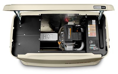 Image showing  22,000-Watt (LP)/19,500-Watt (NG) Dual-Fuel Guardian Whole Home Standby Generator, 200A Transfer Switch, Wi-Fi