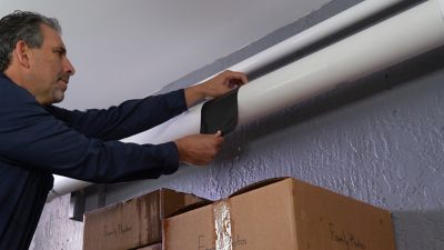 Image showing  4 in. x 5 ft. Flex Tape, Black