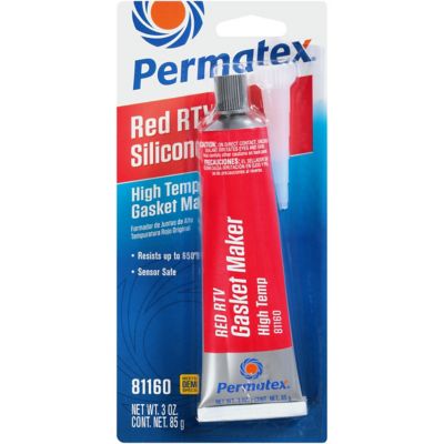 Permatex High-Temperature RTV Silicone Gasket Maker, 3 oz.