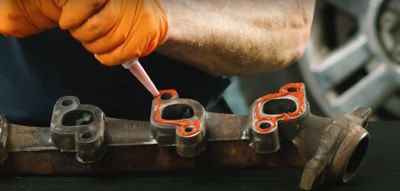 Image showing 6 th Permatex High-Temperature RTV Silicone Gasket Maker, 3 oz.