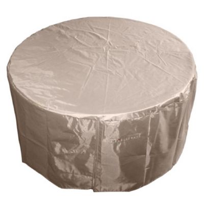 Image showing  Hiland Round Heavy-Duty Waterproof Propane Fire Pit Cover